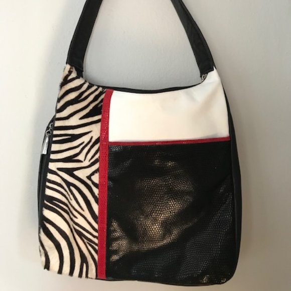 Liza Ganz Colorblock Shoulder Bag - Picture 2 of 9